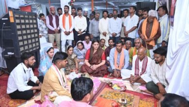 विधायक भावना बोहरा ने ₹4.75 करोड़ की लागत से जंगलपुर-लालपुर तक बहुप्रतीक्षित सड़क निर्माण कार्य का किया भूमिपूजन IMG 20260228 WA0035